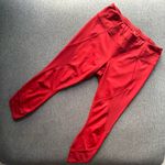 Athleta  Aura Sonar Capri Leggings Scorched Chilli Red Medium Photo 0