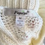 Papaya  Cold‎ Shoulder Sweater Photo 6