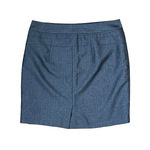 The Limited  Pencil Skirt Size 12 Chambray Blue Lined Womens Side Zip 36X20‎ Photo 5