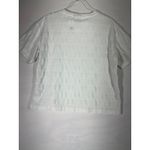 Disney Minnie Mouse Bow Textured T Shirt Womens Terry Cloth Short Sleeve White M Size M Photo 2