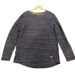Minimum Navy Long Sleeve Tee with Textured Fabric Black Size undefined Photo 0