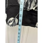 VICI Black/Cream Floral Satin Long Sleeve Button Up Blouse Size Small NWT Photo 2