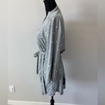 PINK Victoria Secret " I only Sleep In Pink" Grey and White DogRobe Extra Small Gray Size XS Photo 3
