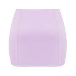 House Of CB ELODIE ORCHID SATIN MINI SKIRT, Size Large, $135 Photo 3