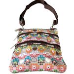 LeSportsac ❤︎ Iconic Ripstop Crossbody Bag Handbag ❤︎ Colorful Heart Dot Print Photo 2