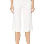 NYDJ Wide Leg Denim Pedal Pusher Capri Pants Optic White Size 16 EUC Photo 0