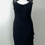 Cache Black Sheath Halter Lace Cocktail Dress 0 Photo 0