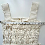 Nanushka Sally Denim Creme Midi Dress XS Photo 8