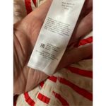 Take Two size EU 42 or US 10 seersucker tiered 100% cotton made in turkey dress Red Photo 7