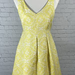 Moulinette Soeurs Yellow Sleeveless V-Neck Midi Dress Photo 0