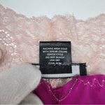 Natori Enchant Lace Trim Chemise Radiant Orchid Pink Slip Dress Siz XXL Coquette Photo 5