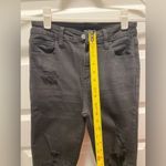 Windsor  Black Denim Jeans Distressed Crop 3 High Rise Waist Photo 8