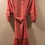 Freeway Paisley Print 3/4 Sleeve Dress Size Large Photo 1
