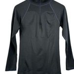 Patagonia Black Capilene Midweight 1/4 Zip-Neck Base Layer Top Shirt Size S Photo 0