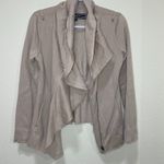 BNCI by‎ Blanc Noir tan layered sweater coat S Photo 3