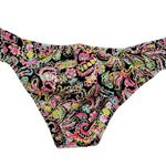 Victoria's Secret NEW  Knockout Cheeky Bikini Bottom Neon Metallic Paisley Small Photo 1