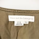 Anthropologie  Pilcro And The LetterPress Army Green Shirt Dress Size Medium Photo 3