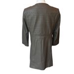 Elie Tahari  Patchwork Cut Out Leather Coat, Sz M Photo 3