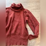 Madewell Rust Turtleneck Sweater Photo 5