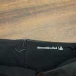 Abercrombie & Fitch  Biker Shorts Women’s Medium Black Faux Leather Photo 1
