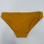 Robin Piccone Ava Luca Bikini Bottoms SZ Extra Small Barbell NWOT Mustard Swim Photo 3
