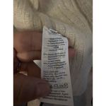 Madewell  Open Cardigan Knit Merino Wool Cream Oatmeal Sz M Cropped Ivory Pocket Photo 8