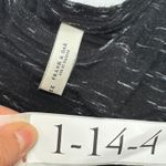 FRANK & OAK Tee Shirt Womens Medium Black Heathered Knit Ample Loose Fit Photo 2