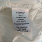 Baltic Born  Rayne Deep V White Pin-tuck Maxi dress size large Photo 10