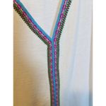 Pitusa Dip Dye Ombré Blue White Sundress One Size Petite Maxi Dress Peru Cotton Photo 4