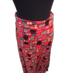 LuLaRoe XS Maxi Skirt Tube Dress Indian Foliage Print Multi Colors Photo 2