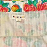 Roller Rabbit  Floral Wrap Mini Skirt size L White Multi Ponderosa Mary Light Photo 5