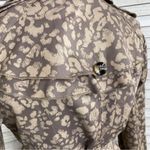 Anthropologie Daughters of the Liberation Subtle Survival Animal Print Trench Coat Taupe 2 Photo 6