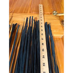 Vent Couvert Paris Black Leather Fringe Vest Boho Western Moto Size L Size L Photo 5