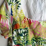 STAUD Sandra Linen Mini Dress Capri Tree Size 10 Photo 10