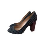 J CREW Collection Fall Wool Plaid Heels Size 9.5 Photo 1
