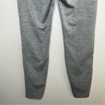 Zyia  active heather gray yellow neon striped full length athletic leggings size Photo 4