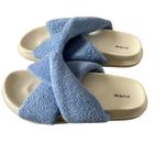 Anthropologie  Maeve Terry slide sandals blue size 8 Photo 3
