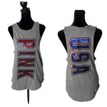 PINK - Victoria's Secret  USA‎ Sequin Muscle Tank Top Patriotic Sleeveless XS Photo 1