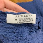 Primark Blue Mini Dress Womens Size Medium Sleeveless Textured Mock Neck Casual Photo 3