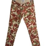 Paige Skyline Ankle Peg Floral Jeans Size 26 Photo 0