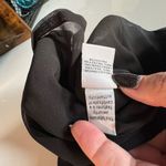 Diane Von Furstenberg DVF Melanie long sleeve cage neck black silk dress size 6 Photo 8