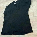 American Eagle  Black V-Neck Oversized Sweater Size XS Photo 6