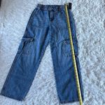 BLANK NYC  Women’s high rise Cargo Jeans in blue size Small Photo 2