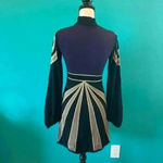 Temperley London Art Deco print mini dress in size 6 Purple Photo 1