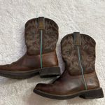 Ariat  Women's Cowboy Boots Fatbaby Dapper Western Leather Teal 6.5B , 10016238 Photo 2