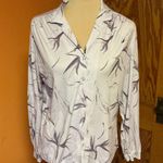 Vtg 70s bird of paradise polyester top Size 14 Photo 10