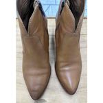 Frye Jennifer Leather Ankle Booties Brown Zipper Heeled Womens Size 7 READ Photo 6