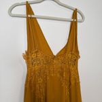 ASOS  Marigold Yellow Lace Bridesmaid Maxi Dress Photo 4