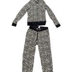 Juicy Couture Leopard Velour Zip Hoodie & Jogger Pants Set Size Small Photo 12