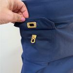 FAIRWAY FOX Kate Golf Navy Blue Mini Skirt Activewear Skirt Size 2 Gold Photo 4